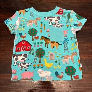 Little Sleepies Aqua Farm Fun Kids Tee